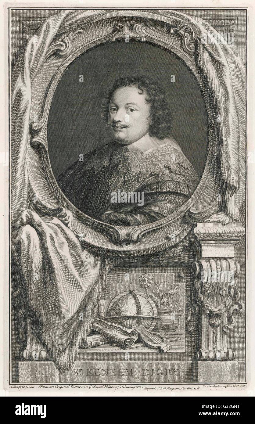 Sir Kenelm Digby - Van Dyck Stockfoto