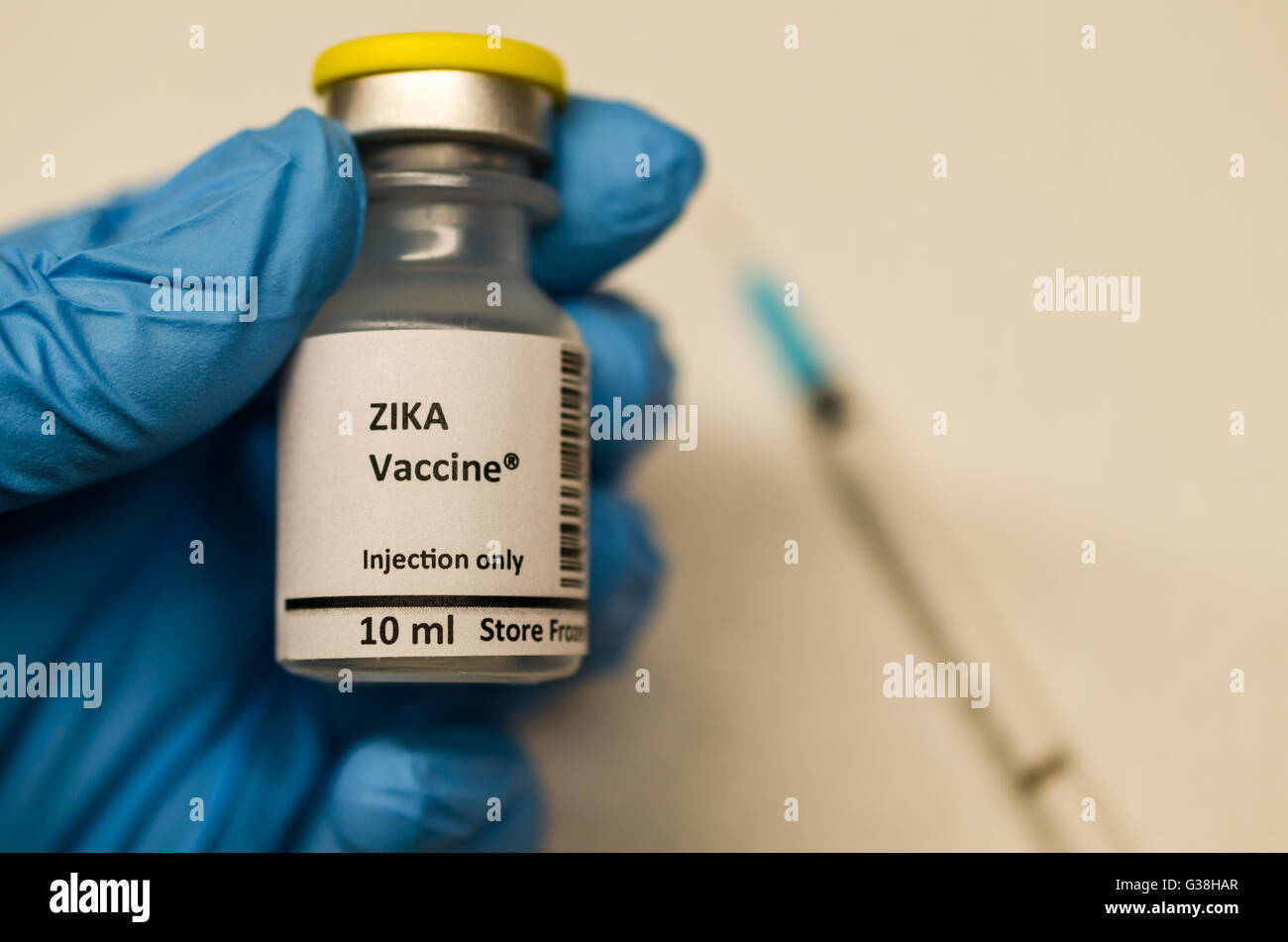 Zika-Impfstoff Stockfoto