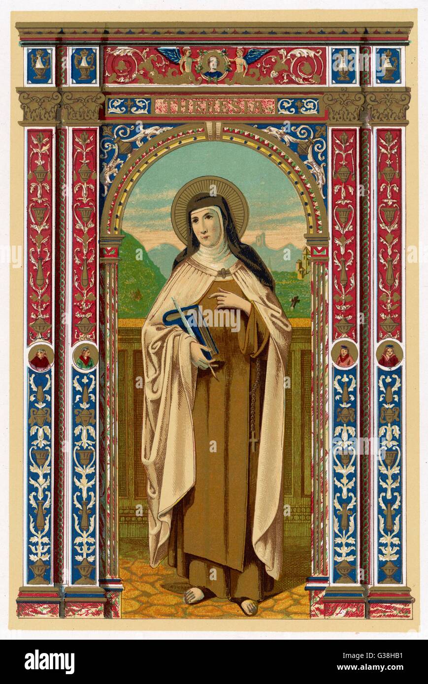 Die Heilige TERESA von AVILA Datum 15151582 Stockfotografie Alamy