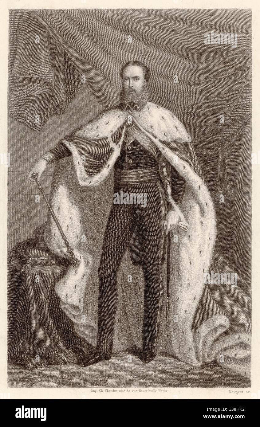 MAXIMILIAN, MEXIKANISCHER KAISER Stockfoto