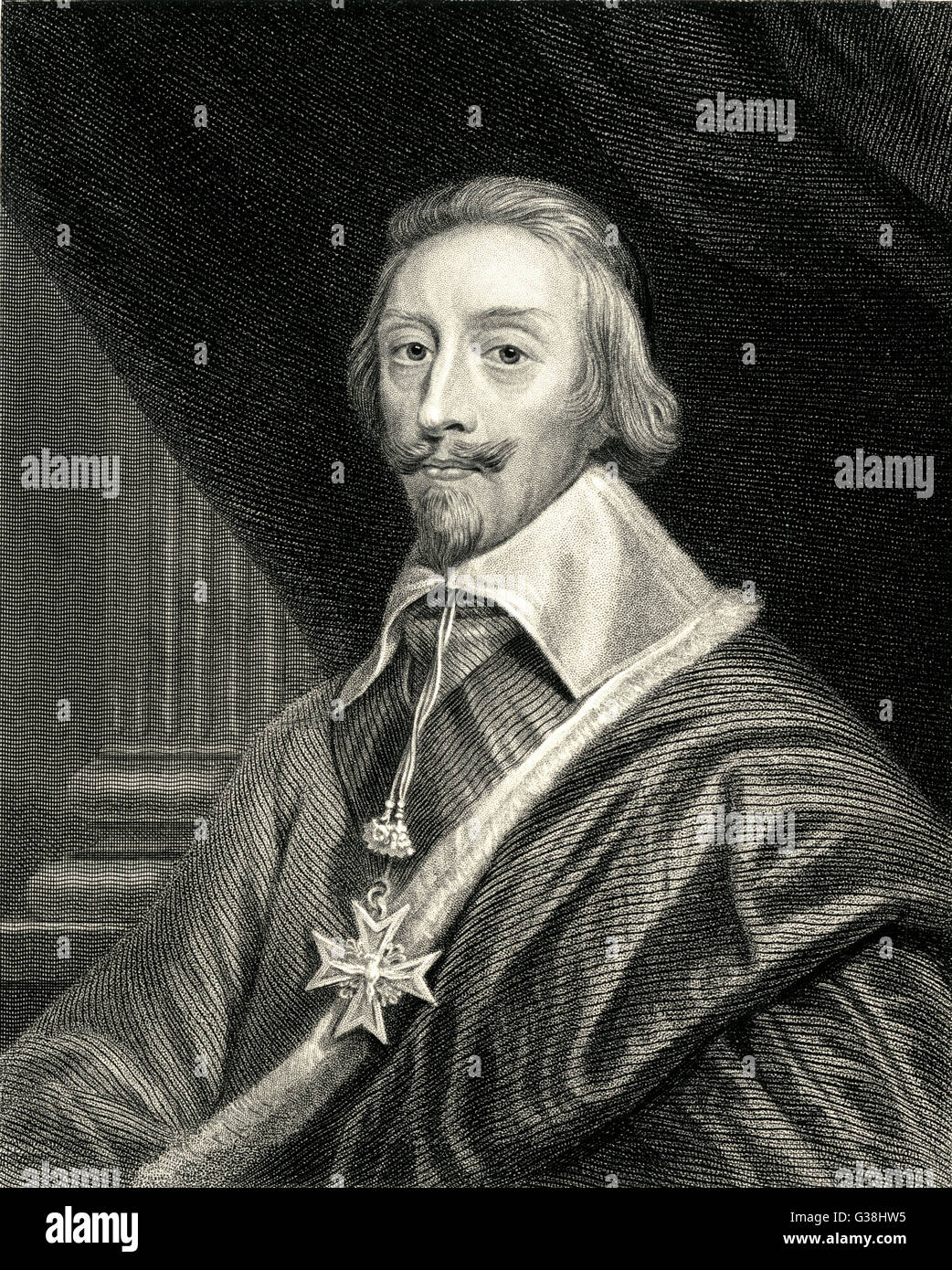 Kardinal Richelieu Stockfoto