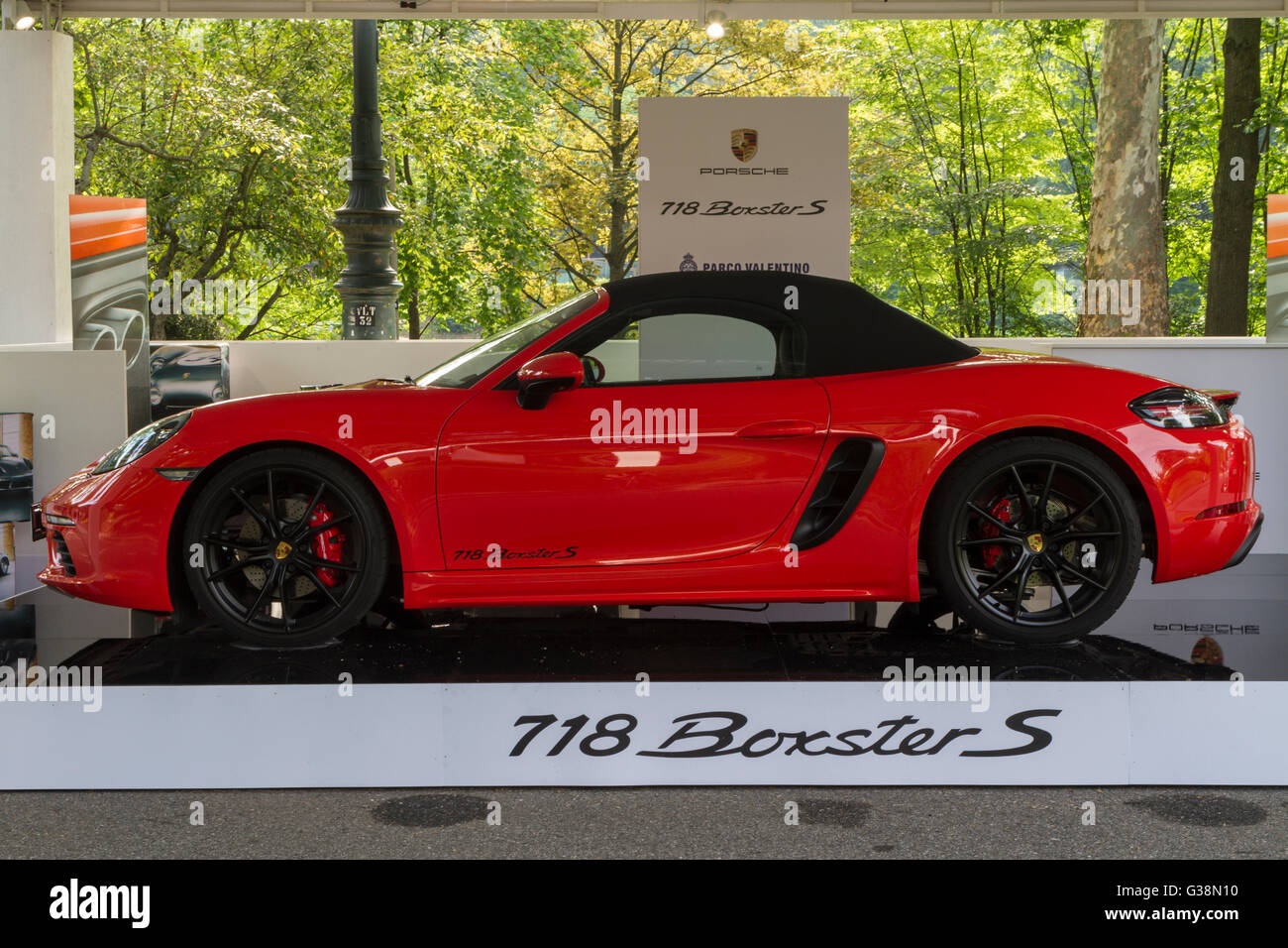 Turin, Italien, 8. Juni 2016. Ein Porsche 718 Boxster S Stockfoto