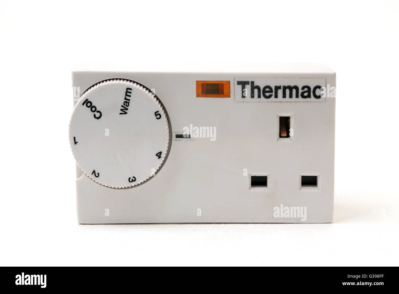 Thermac Plug-In-Timer für eine Heizung Stockfoto