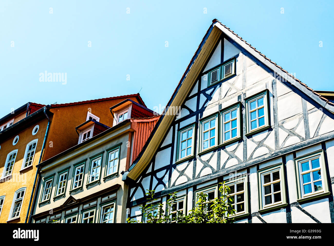 Eisenach, wo Martin Luther von 1498 Bis 1501 sterben Lateinschule Besuchte: Martin Luther besuchte das Gymnasium Stockfoto