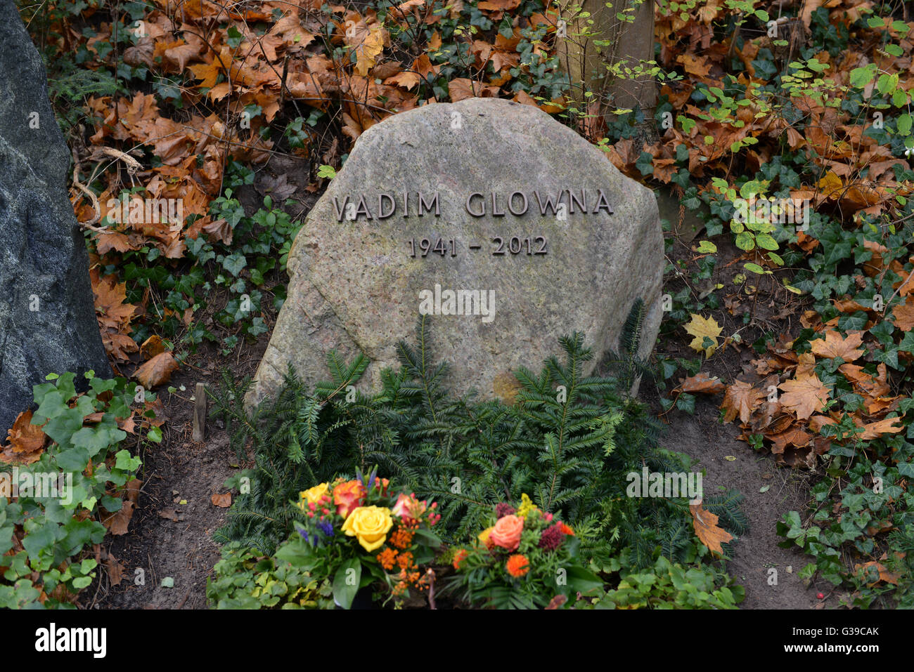 Greifen Sie, Vadim Glowna Waldfriedhof Heerstraße, Charlottenburg, Berlin, Deutschland Stockfoto