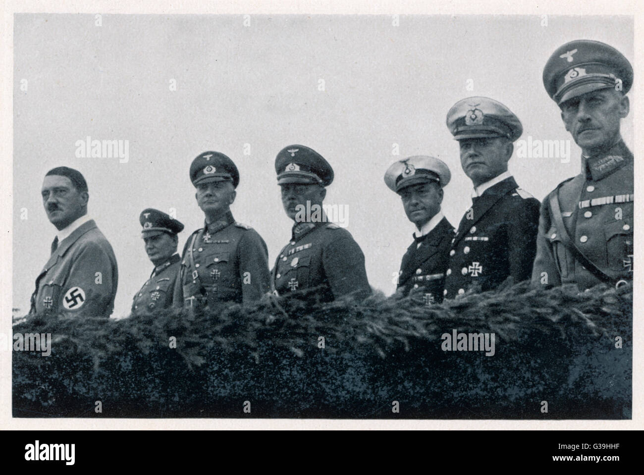 HITLER UND WEHRMACHT Stockfoto