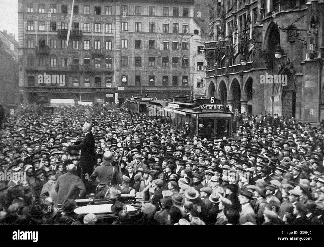 HITLER PUTSCH/1923 Stockfoto