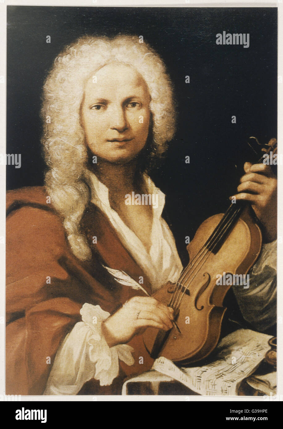 Antonio Vivaldi Italienischer Komponist Und Violinist Datum 1678 1741 Stockfotografie Alamy