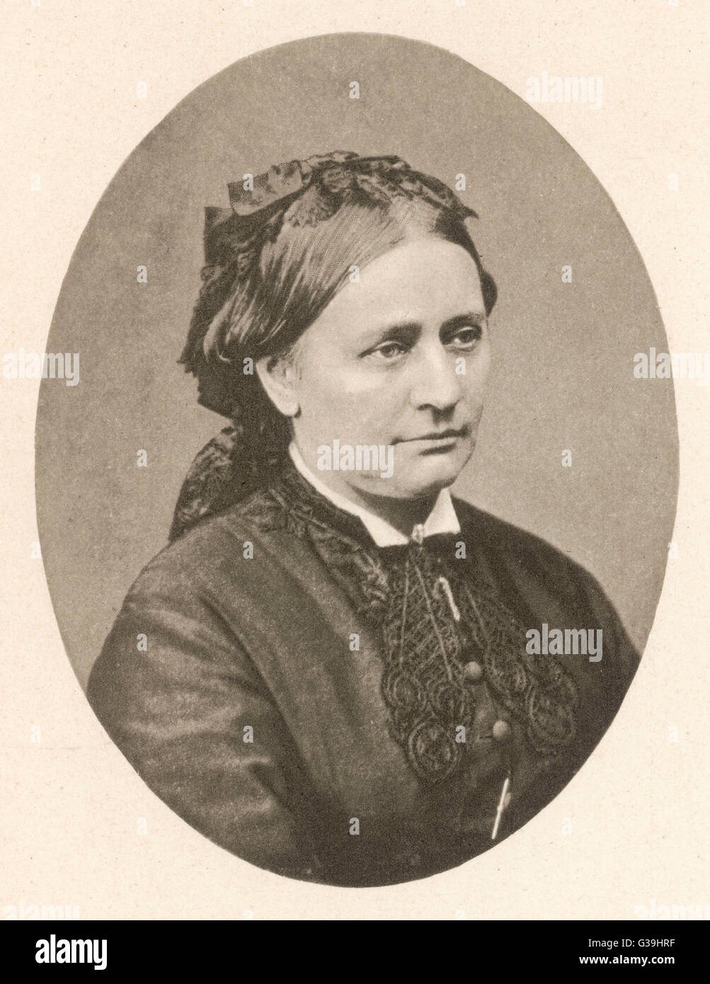 CLARA SCHUMANN geb. Wieck, deutscher Musiker, Ehefrau von Robert Schumann Datum: 1819-1896 Stockfoto