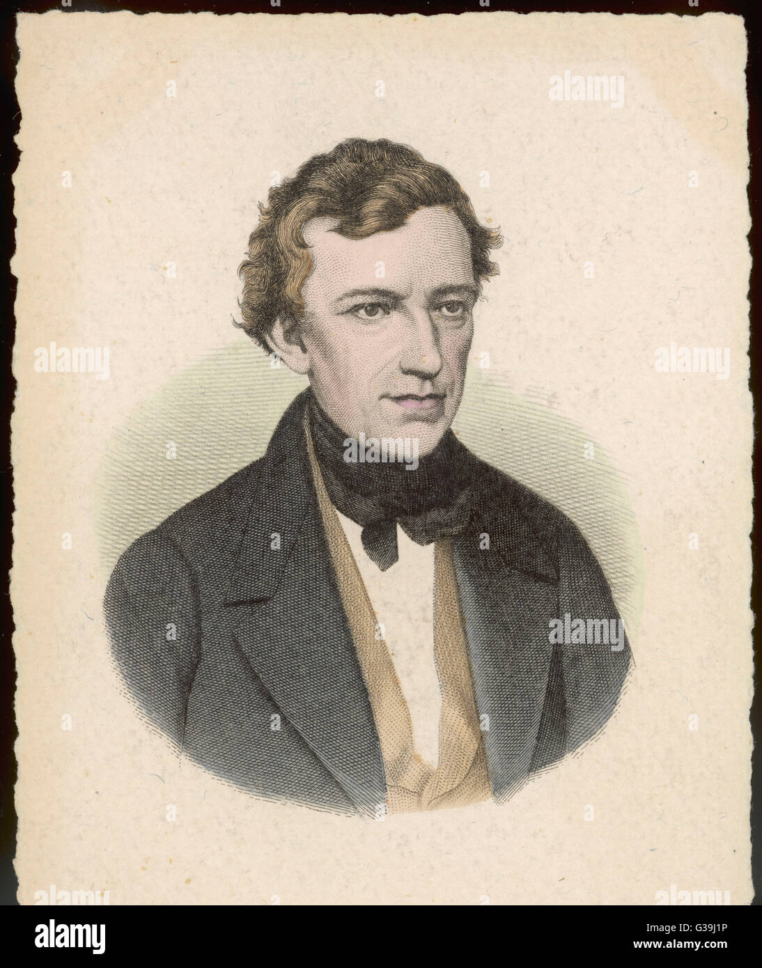FRANZ GRILLPARZER österreichischer Schriftsteller Datum: 1791-1872 Stockfoto