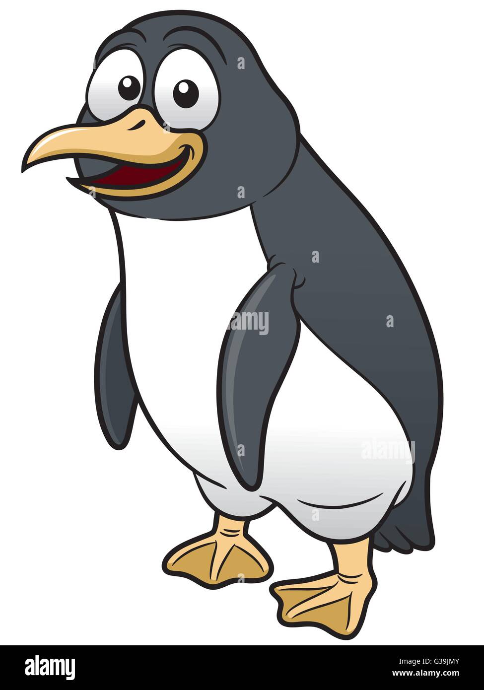 Vektor-Illustration der Pinguin Cartoon Stock Vektor