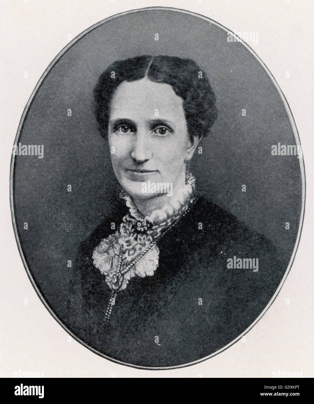 MARY BAKER EDDY Gründer der christlichen Wissenschaft: ein Bild von ihr aus ihrer Anfangszeit bei Boston-Datum: 1821-1910 Stockfoto