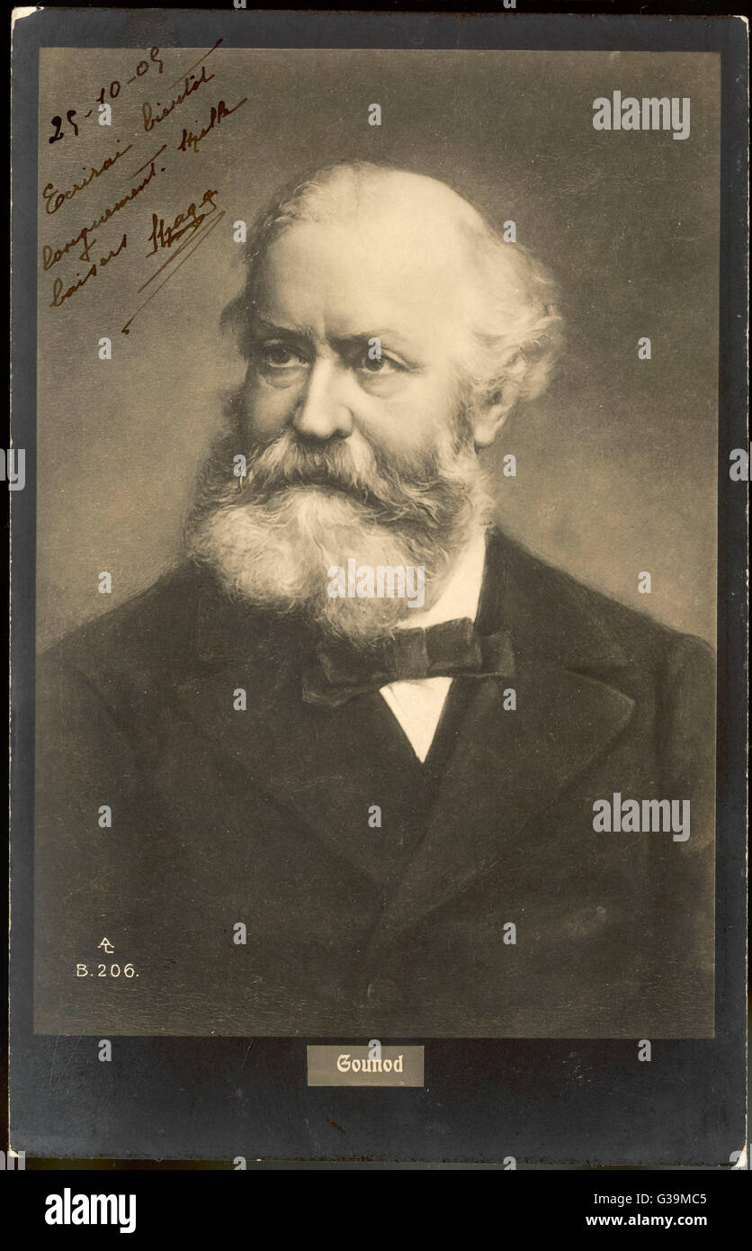 CHARLES GOUNOD Stockfoto