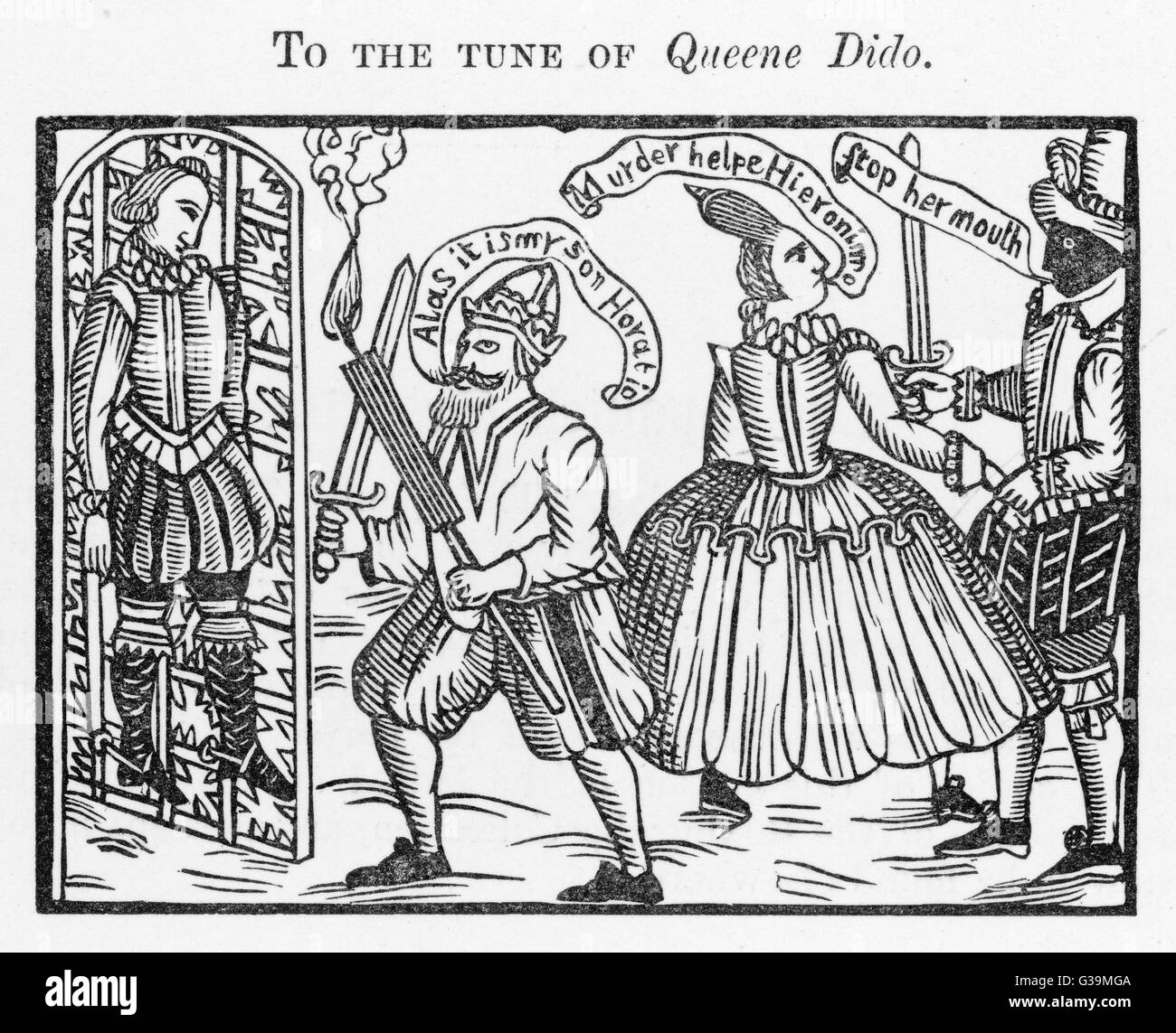 DIE SPANISCHE TRAGÖDIE Stockfoto