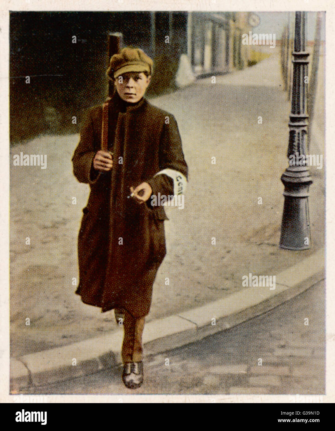 KOMMUNISTISCHE PATROUILLE/1920 Stockfoto