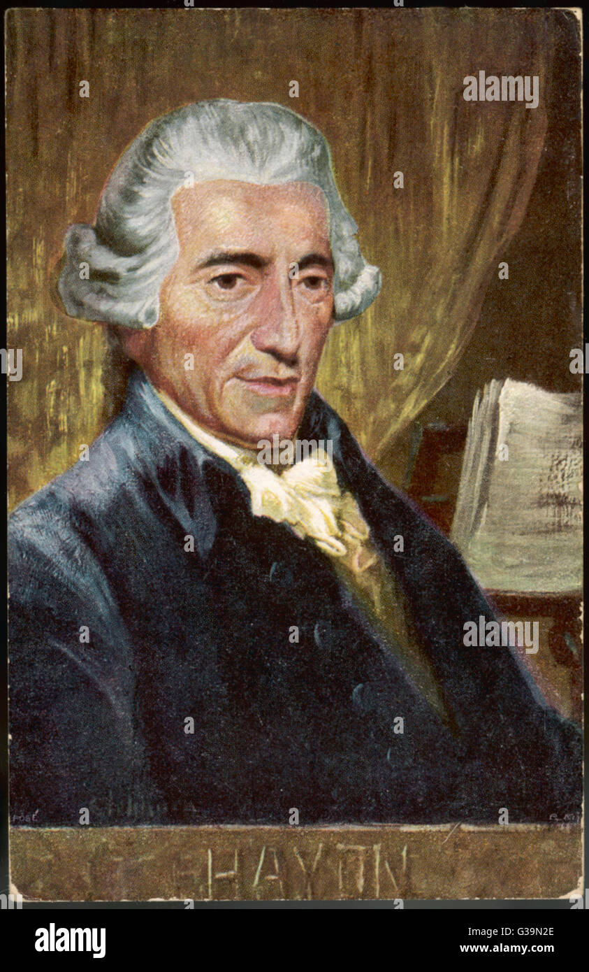 JOSEPH HAYDN österreichischer Musiker und Komponist Datum: 1732-1809 Stockfoto