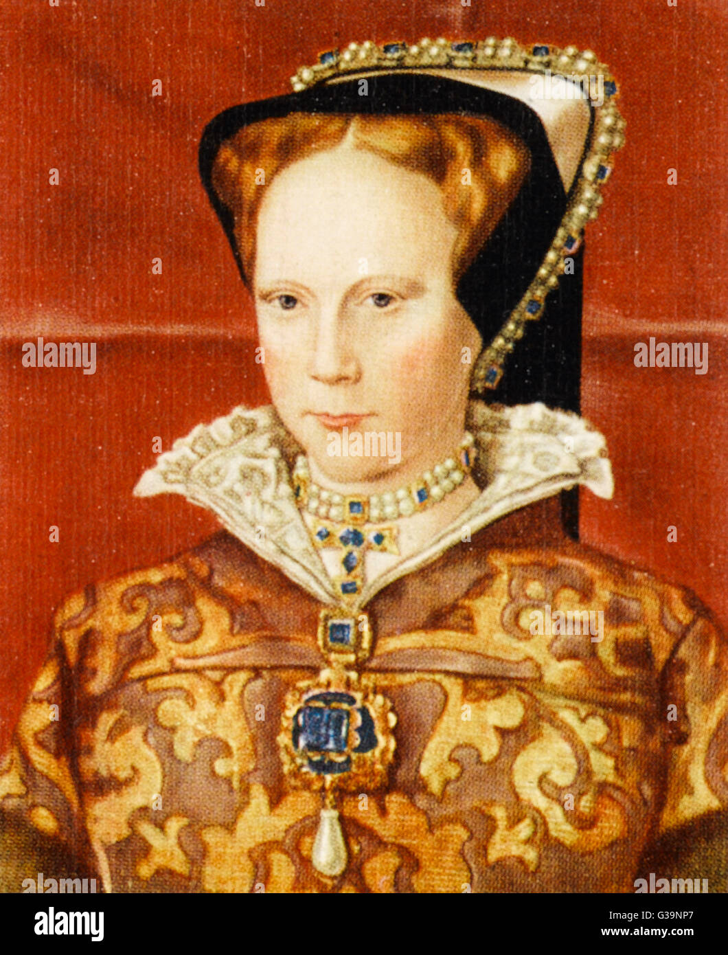 Königin Maria i. TUDOR (1516-1558) 1553-1558 herrschte Stockfoto