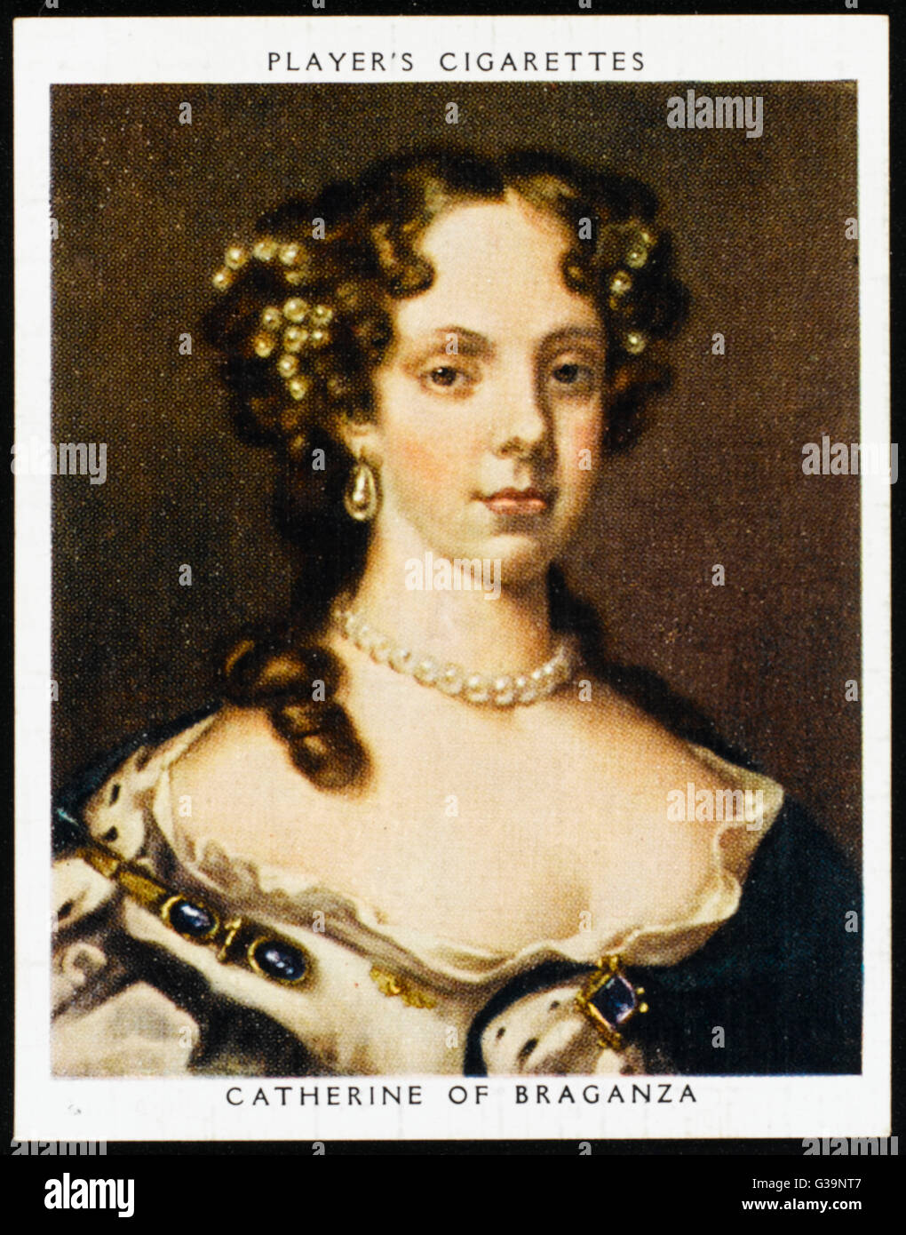 Katharina von BRAGANZA Königin von Karl II. Datum: 1638-1705 Stockfoto