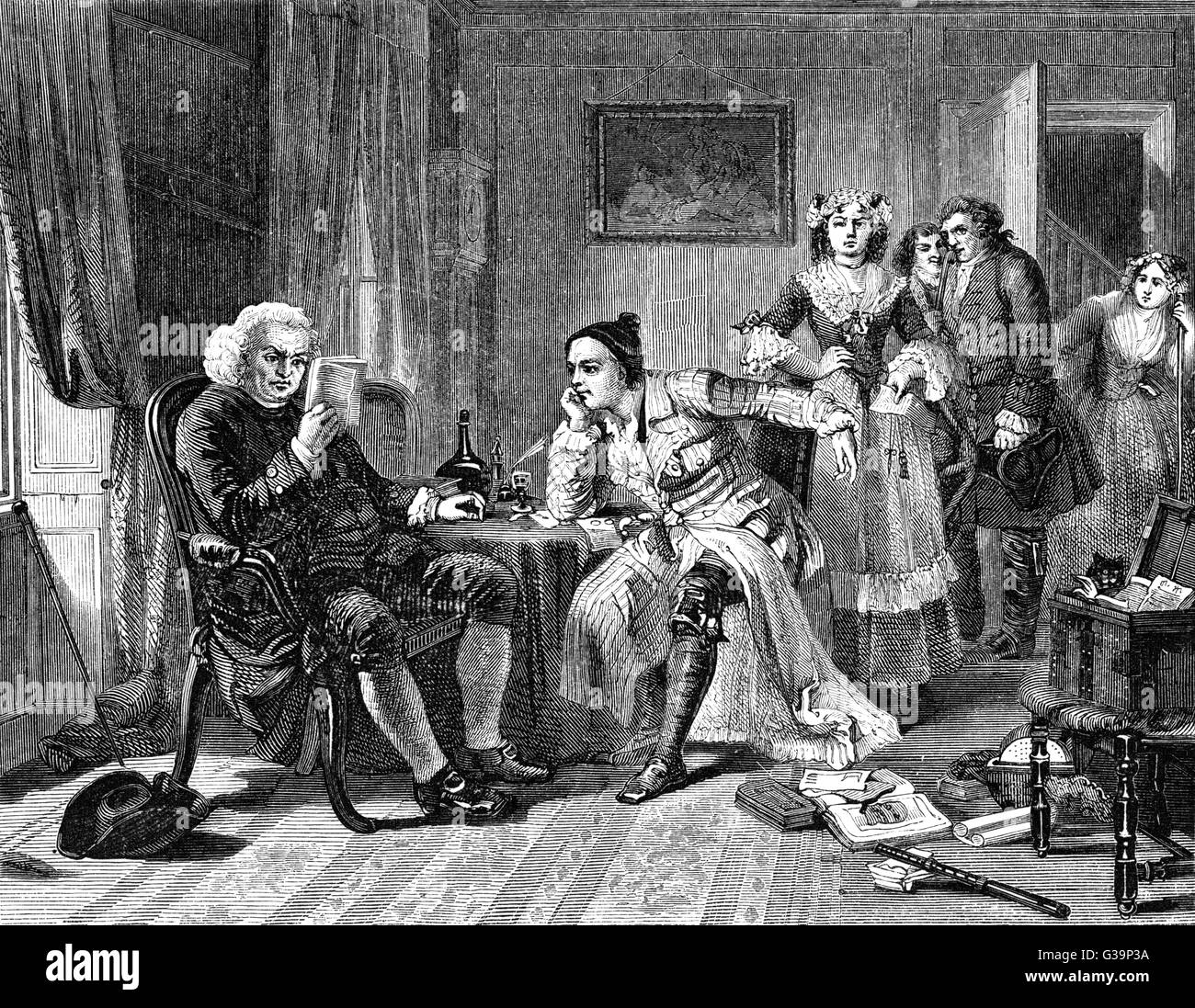 DR. JOHNSON/GOLDSCHMIED Stockfoto