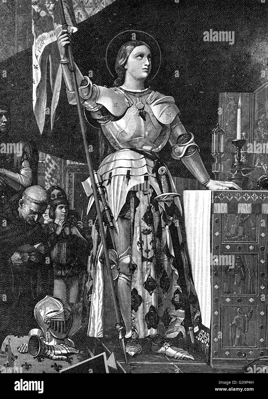 JOAN VON ARC/INGRES Stockfoto