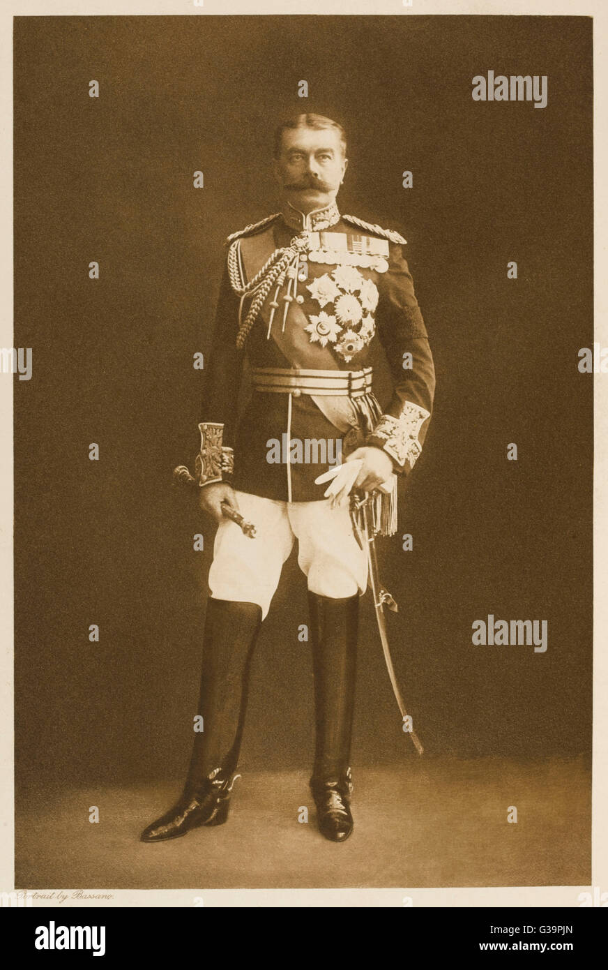 HORATIO, LORD KITCHENER 1. EARL KITCHENER von Khartum Soldat Datum: 1850-1916 Stockfoto