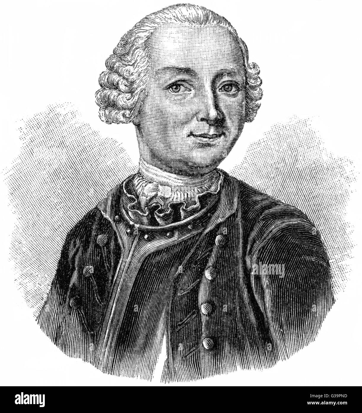 EWALD CHRISTIAN VON KLEIST, deutscher Dichter und Soldat Datum 1715