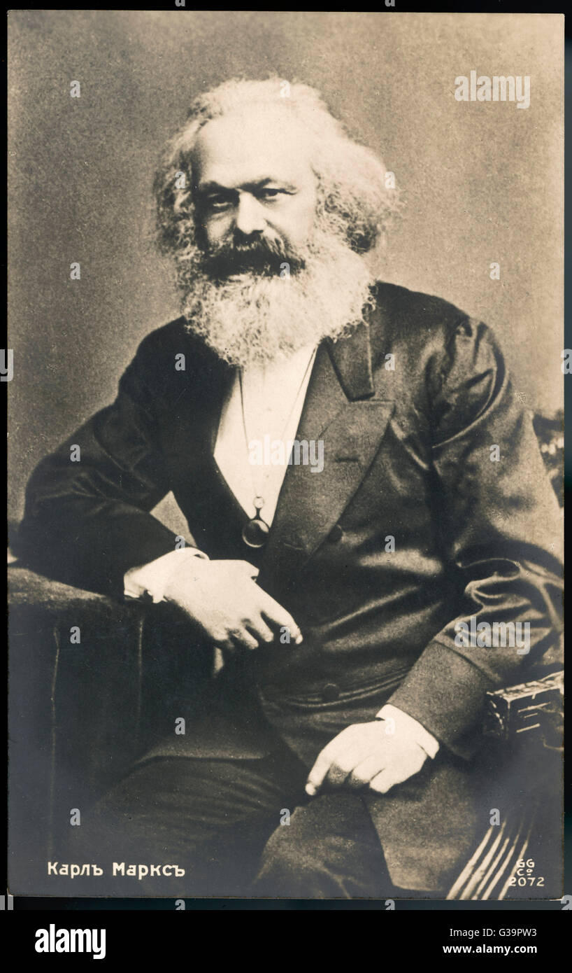 Karl Marx Stockfoto