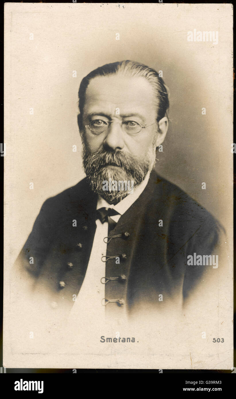 Bedrich Smetana - tschechischer Komponist - Böhmischer Musiker Stockfoto