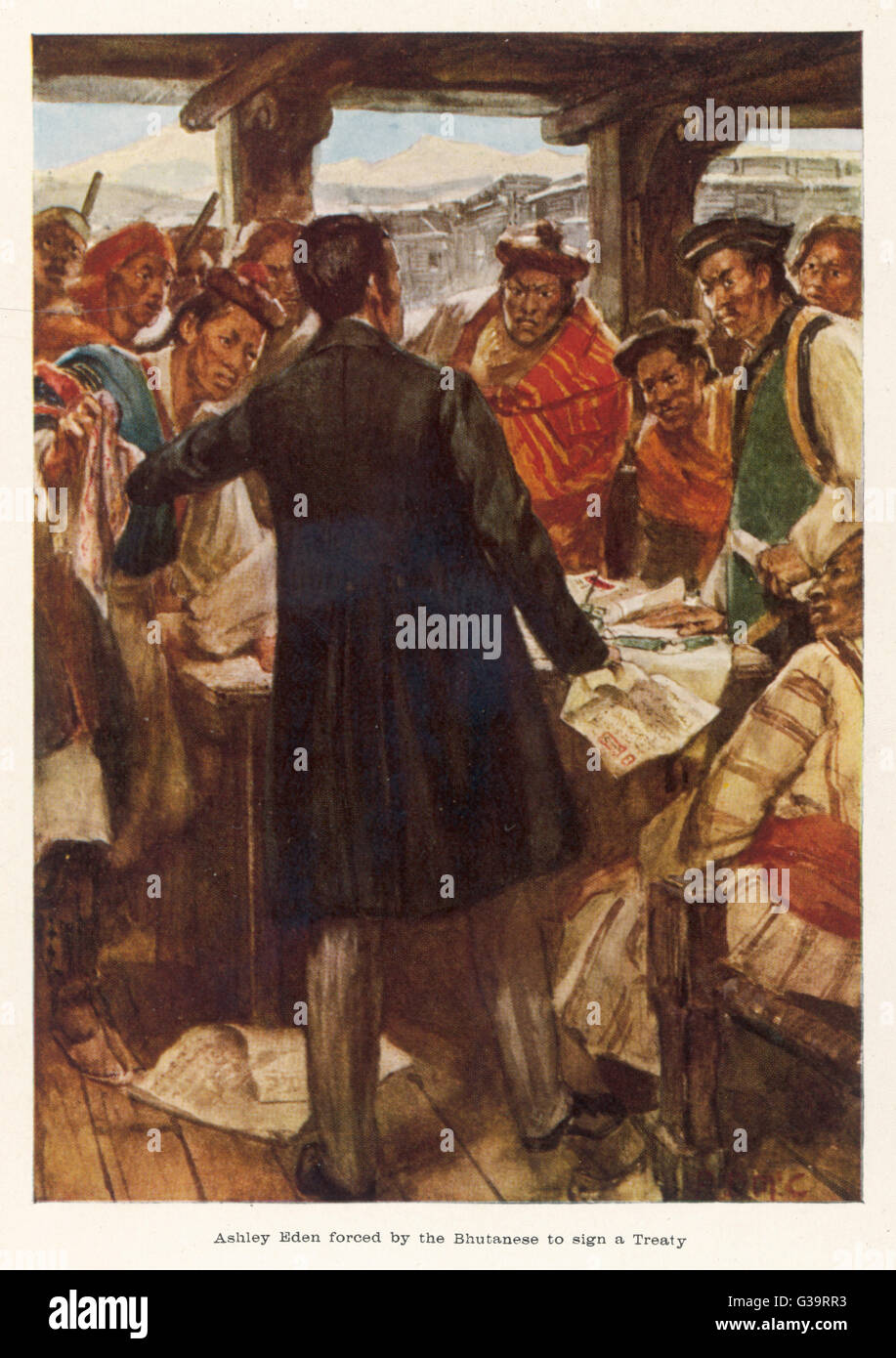 BHUTAN/ASHLEY EDEN 1864 Stockfoto