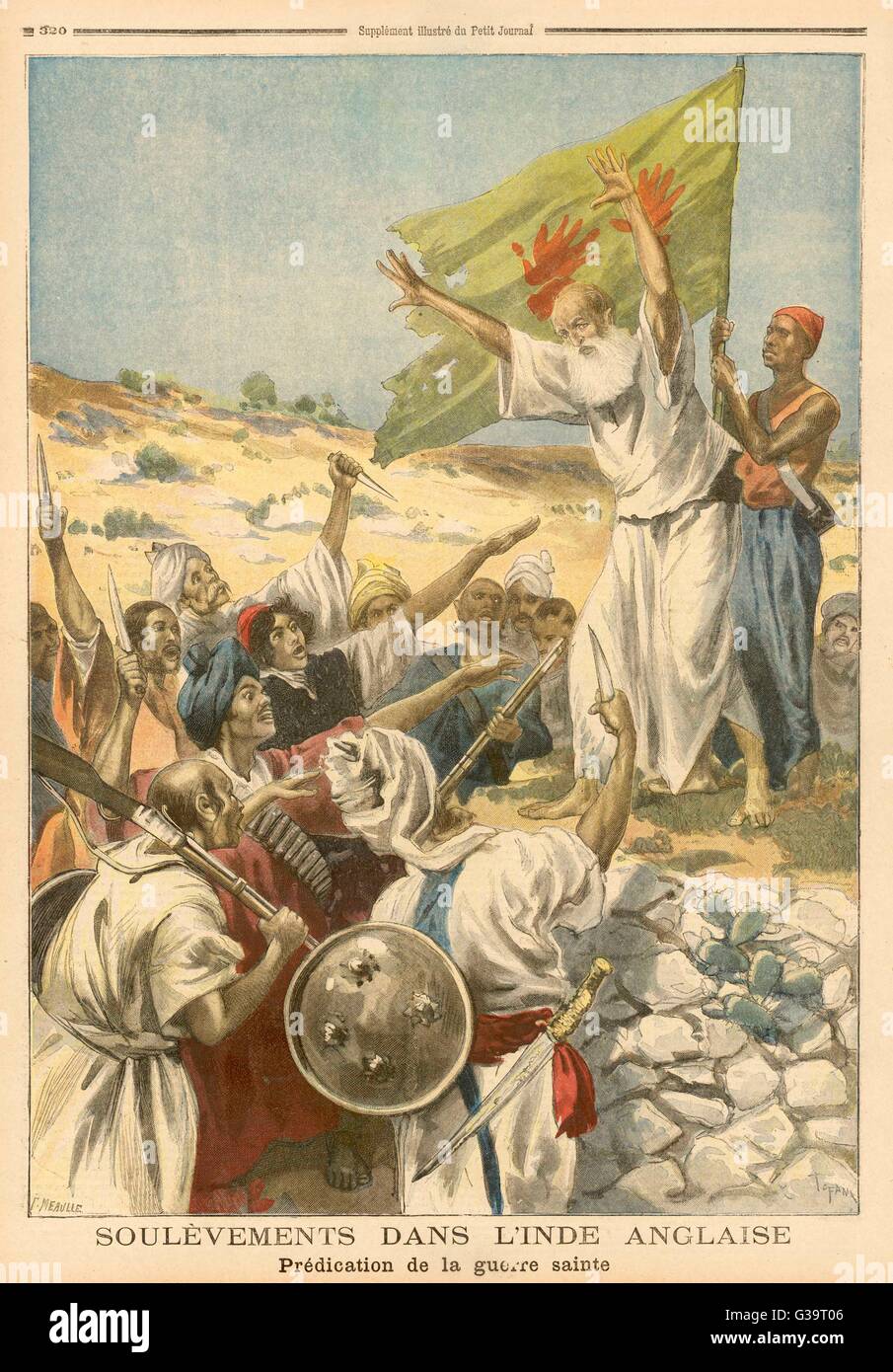 DER HEILIGE KRIEG PREDIGTE 1897 Stockfoto