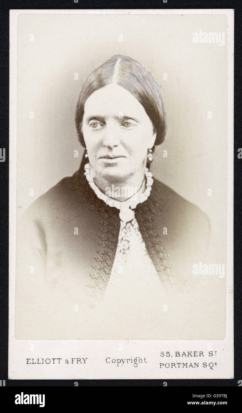 MARGARET GATTY Autor von Kinder Geschichten Datum: 1807-1873 Stockfoto