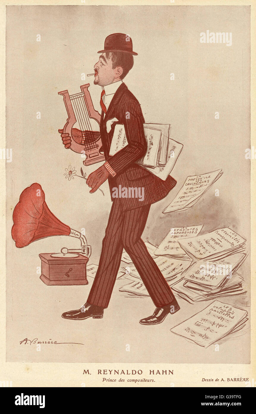 REYNALDO HAHN Stockfoto