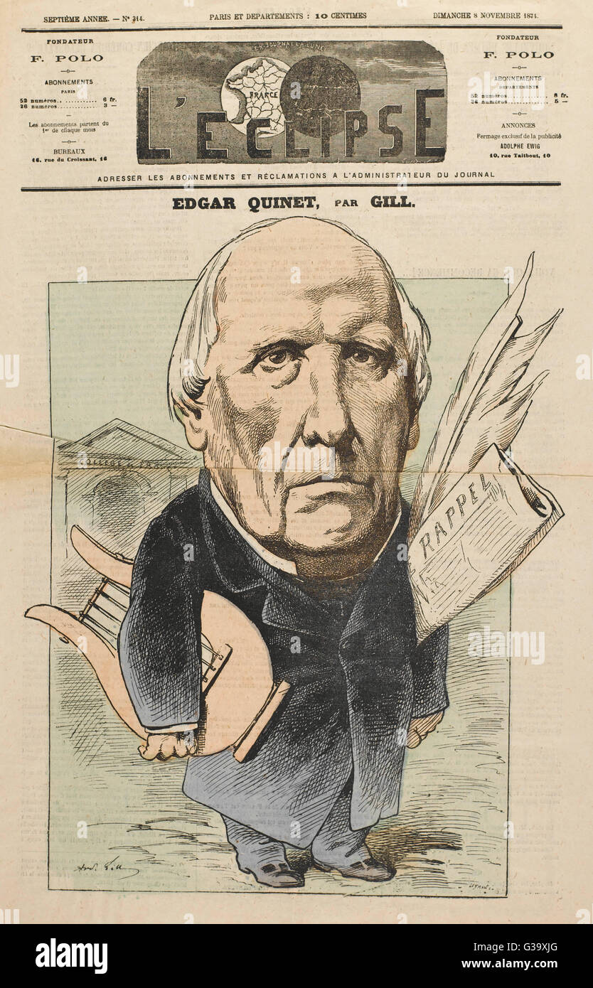 EDGAR QUINET Stockfoto