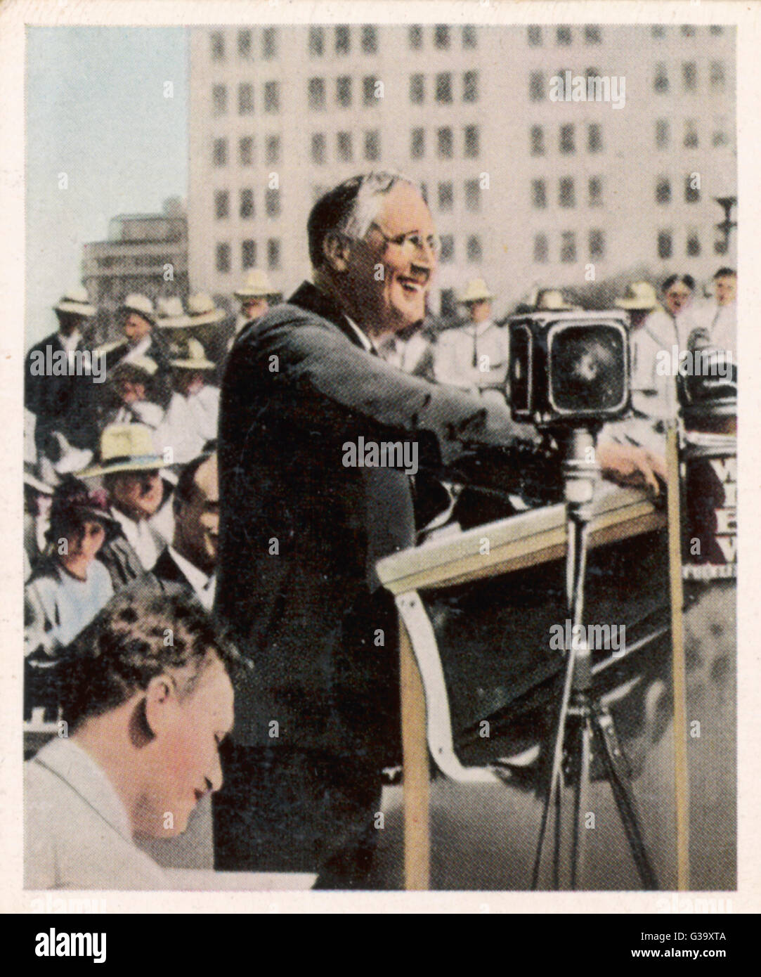 Franklin Delano Roosevelt - FDR - gewählt Stockfoto