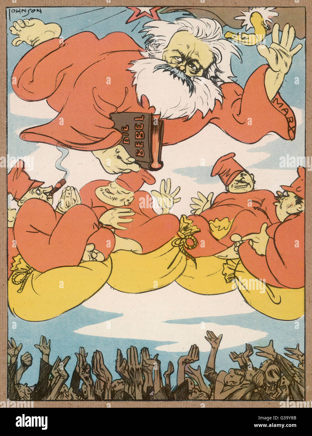 KARL MARX Marxismus ist ideal für die Parteiführer, aber nicht so heiß für das gemeine Volk Datum: 1819-1883 Stockfoto