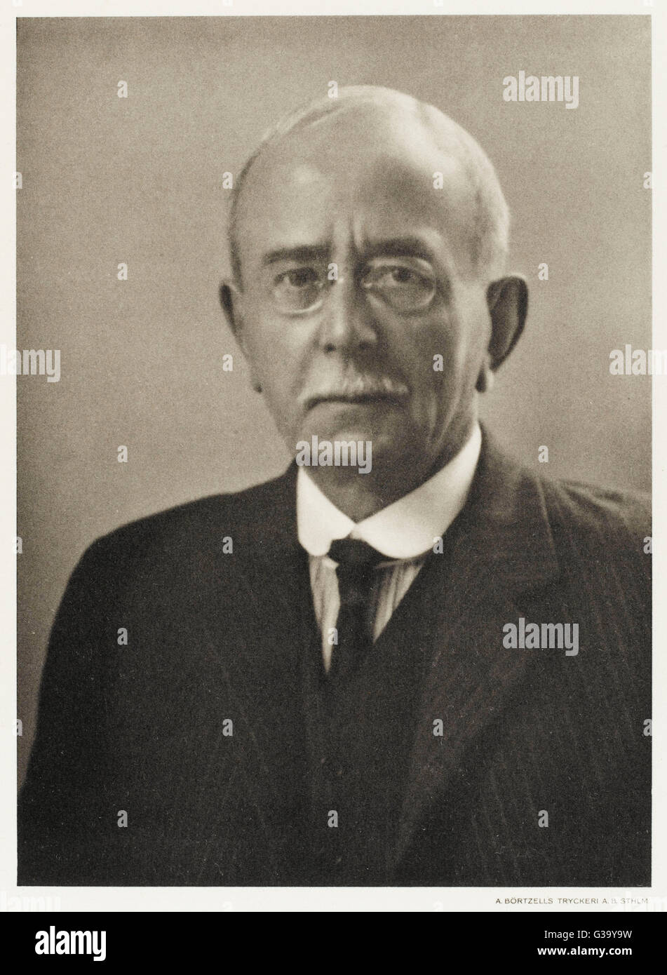 C S Sherrington - Nobelpreisträger Stockfoto