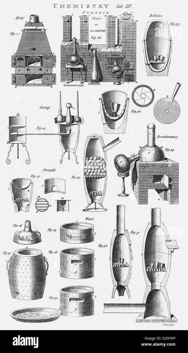 Chemische Apparatur Stockfoto