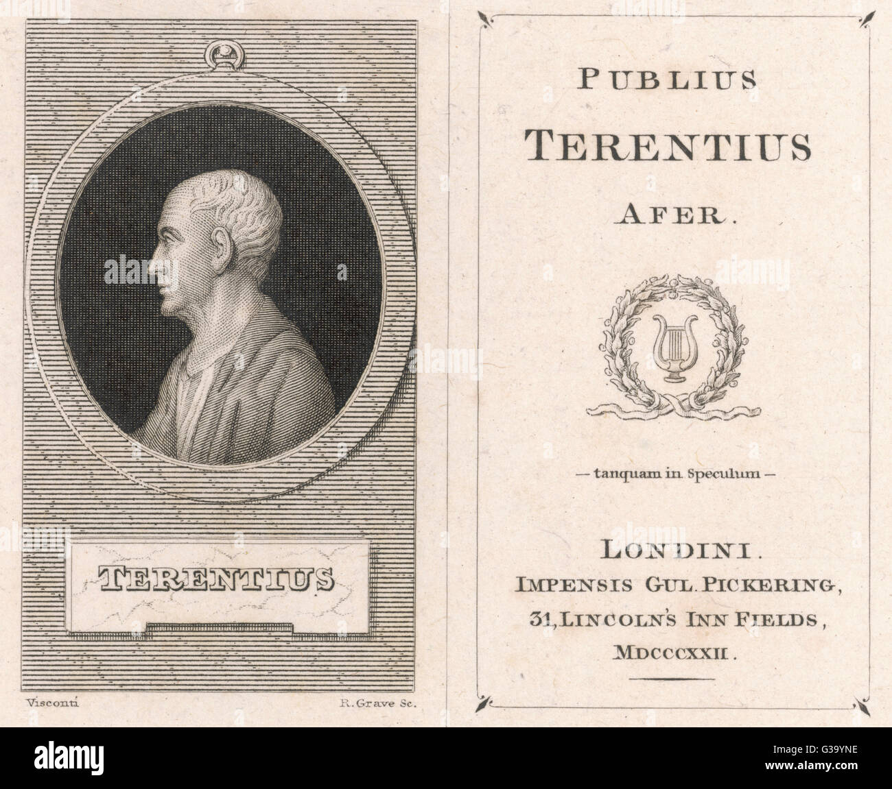 Terentius – Terence Stockfoto