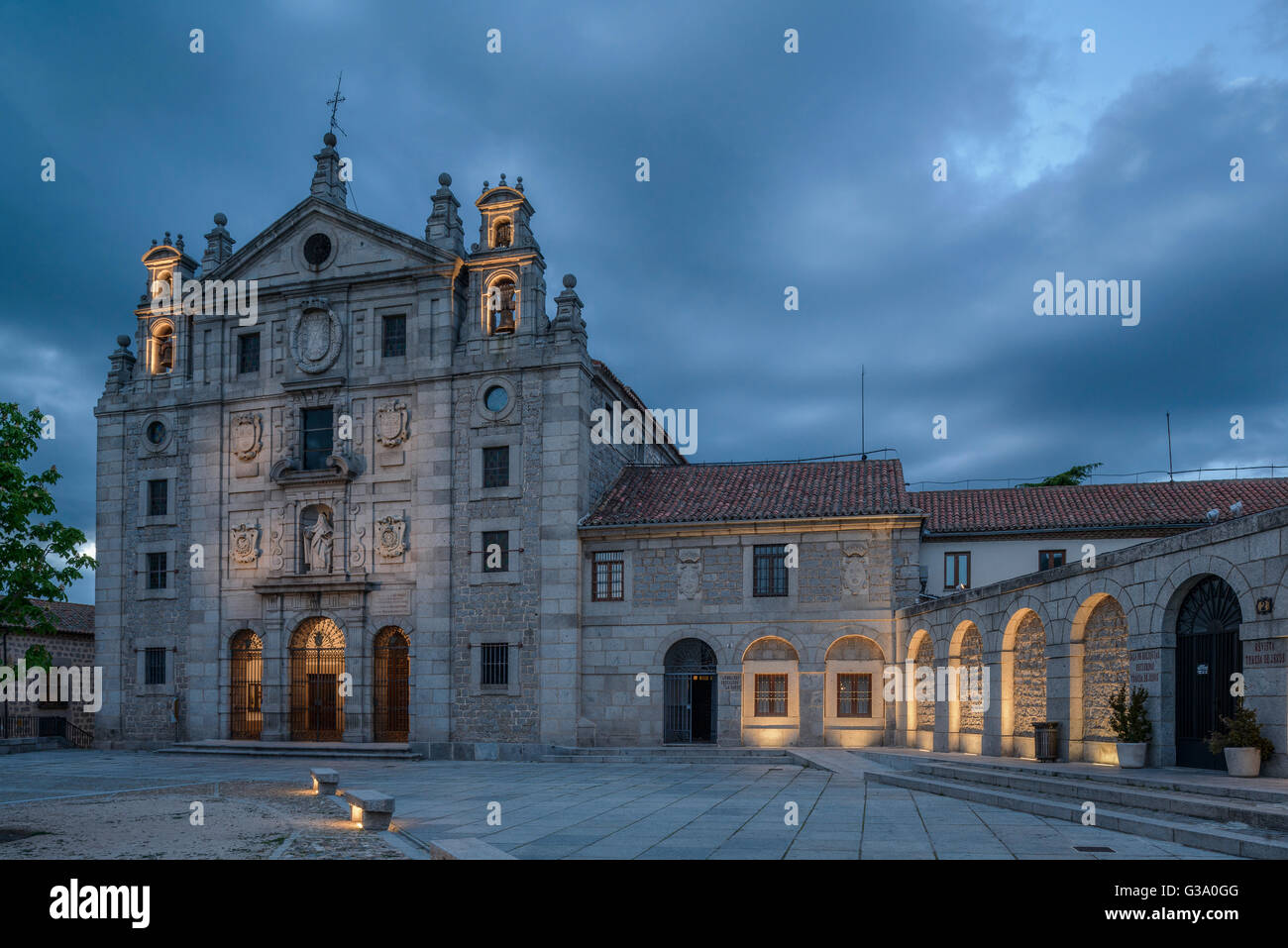 Kloster von Santa Teresa in Plaza De La Santa in Avila Stadt Kastilien und Leon Spanien Europa Stockfoto