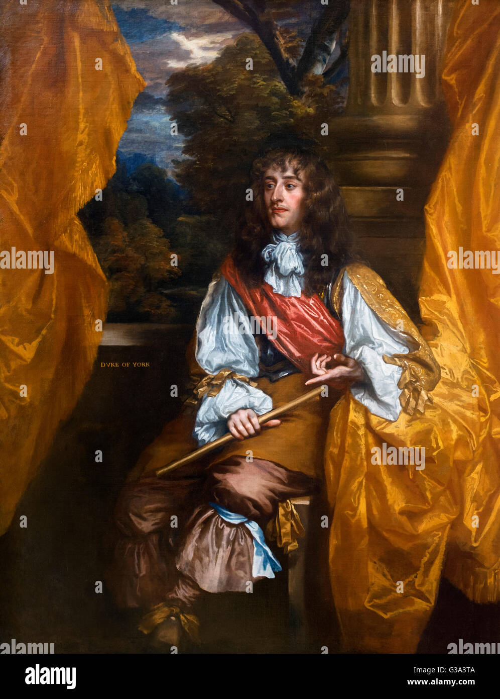 James II und VII (1633 – 1701), König von England und Irland als James II. und König von Schottland als James VII. Porträt von Sir Peter Lely, Öl auf Leinwand, 1661. Stockfoto