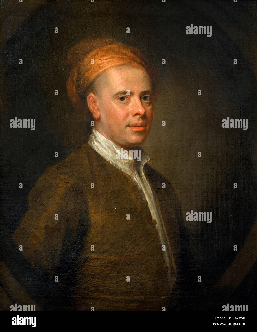 Die 18thC schottischen Dichter, Allan Ramsay (1684 – 1758) durch William Aikman, Öl auf Leinwand, 1722. Stockfoto