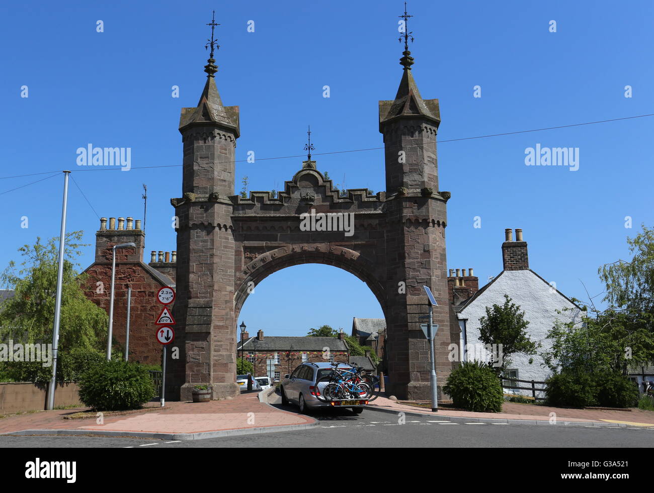 Royal arch fettercairn Schottland juni 2016 Stockfoto
