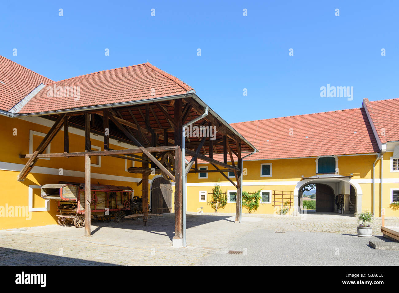 Open Sie Air Museum Sumerauerhof, Österreich, Oberösterreich, Oberösterreich, Donau, St.Florian Stockfoto