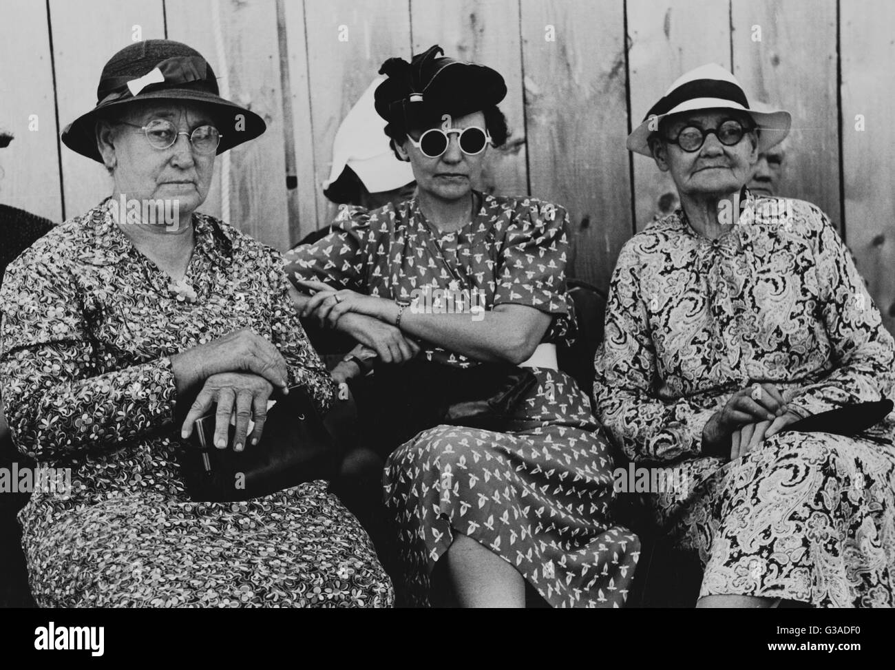 Frauen auf der 4-H Club Fair, Cimarron, Kansas Stockfoto