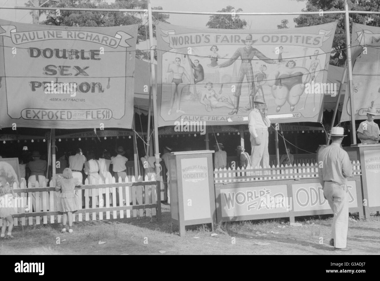 Midway und Karneval auf der Shelby County Fair und Horse Show She Stockfoto