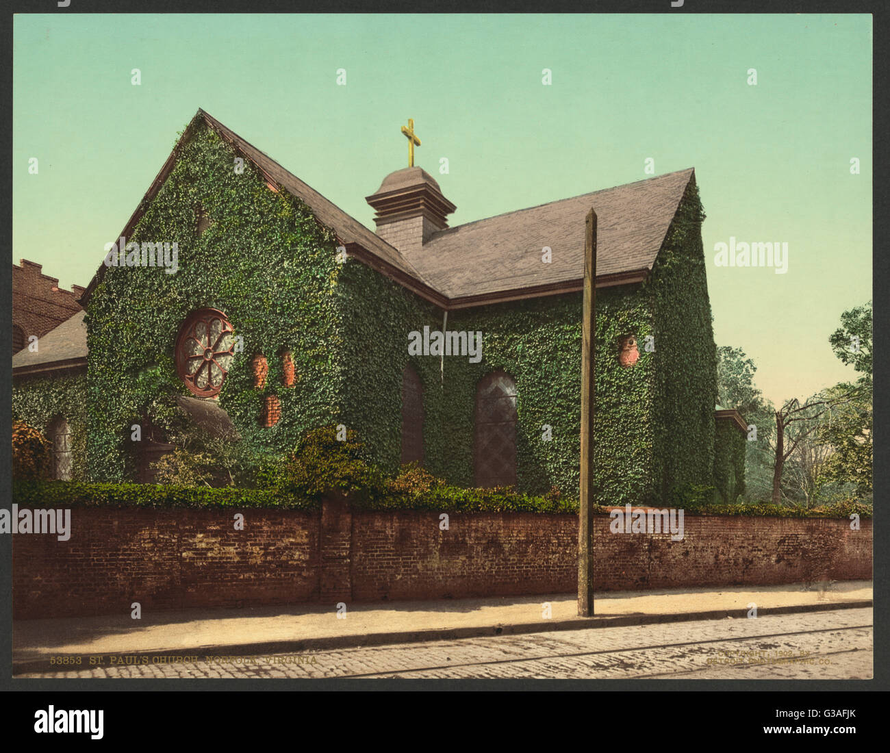 St. Pauls Kirche, Norfolk, Virginia. Datum c1902. Stockfoto