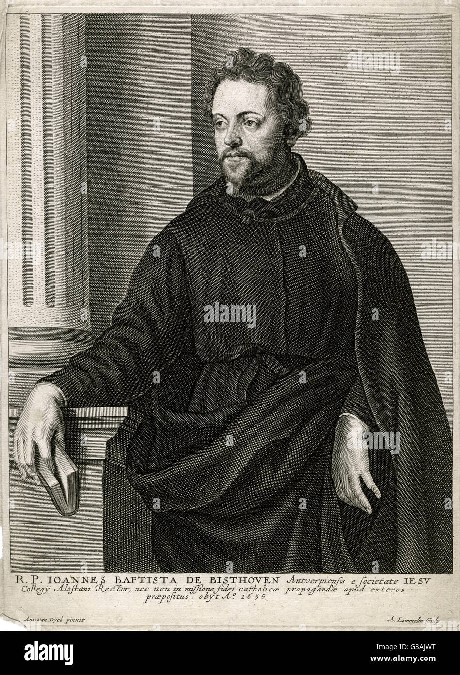 Jan Baptista de Bisthoven, SJ Stockfoto