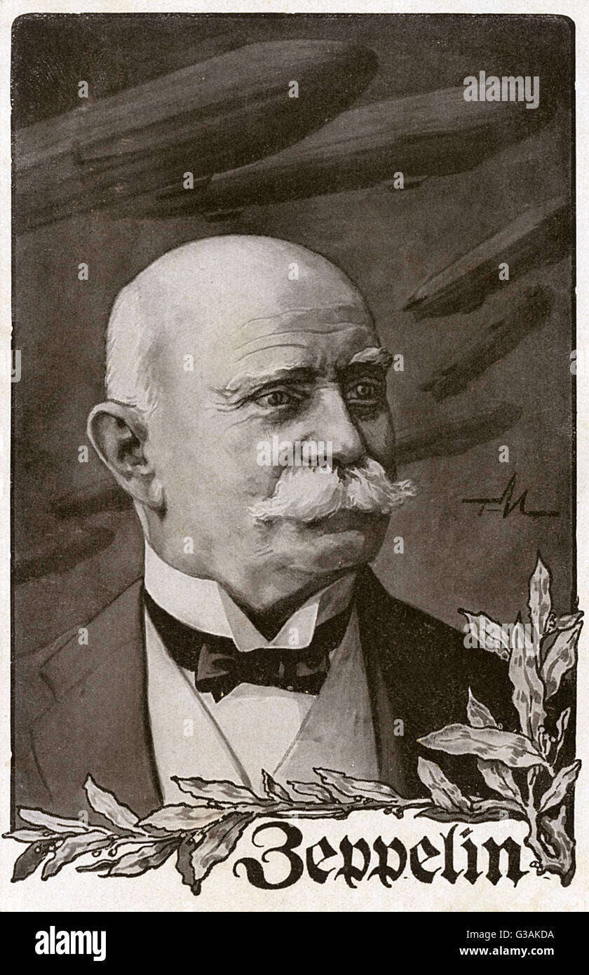 Graf von Zeppelin - Porträt Stockfoto