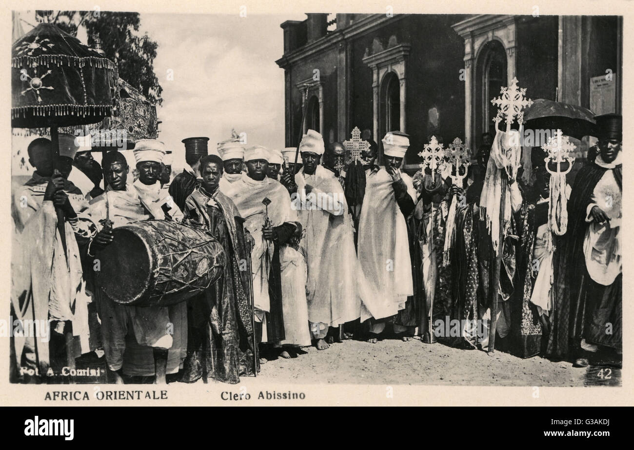 Athiopien - Abbysinische Geistliche Stockfoto