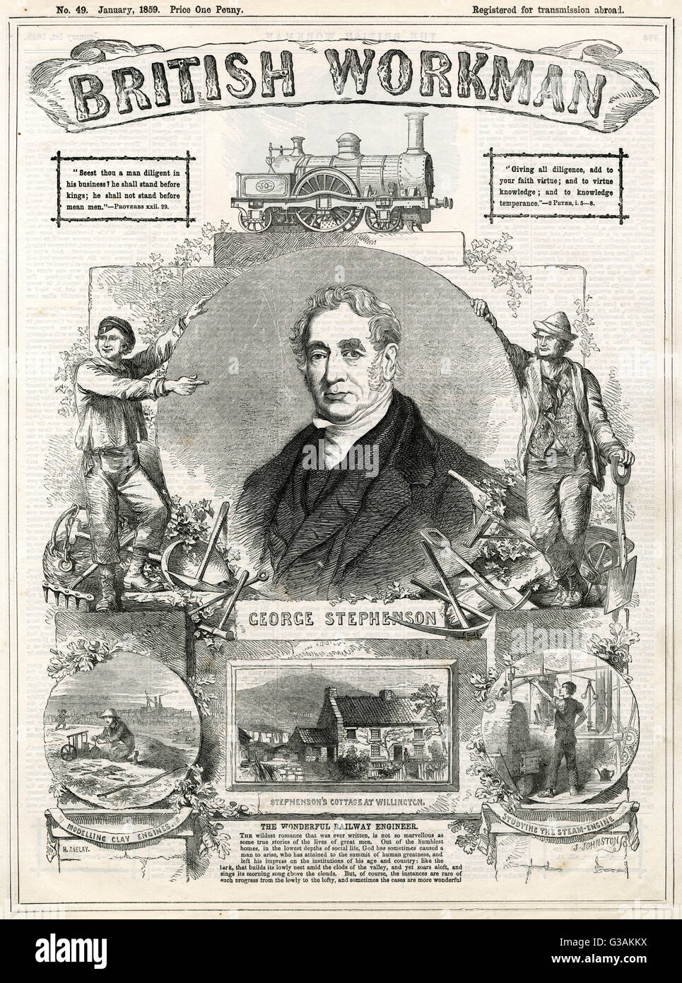 George Stephenson Stockfoto